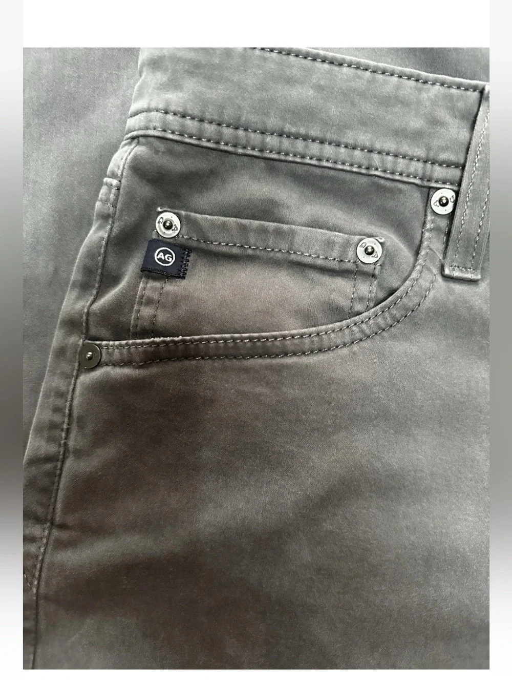 Adriano Goldschmied Men’s 36x34 (Inseam Is 30) Gray Graduate Tailored Leg Pants